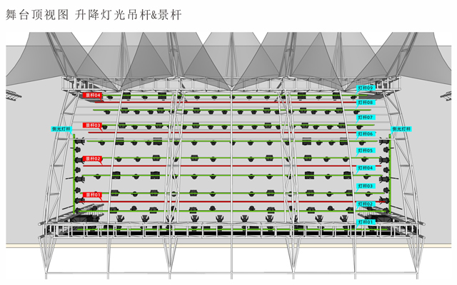 鎮(zhèn)巴民歌廣場戶外舞臺(tái)燈光、音響工程項(xiàng)目