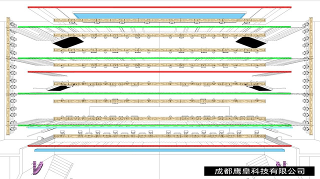 重慶某中學(xué)多功能劇場燈光音視頻舞臺(tái)機(jī)械設(shè)計(jì)方案 成都鷹皇燈光音響工程